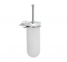 Toilet brush holder suspended-brass and glass-bathroom accessories idearredobagno-guaranteed product