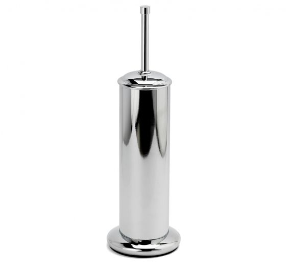 Port a toilet brush in chrome plated brass - bathroom accessories idearredobagno - craft product, high quality anti-rust