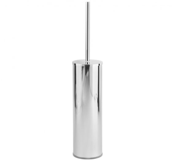 Toilet brush holder from the floor - bathroom accessories high quality brass chrome - IdeArredoBagno bathroom complements craft