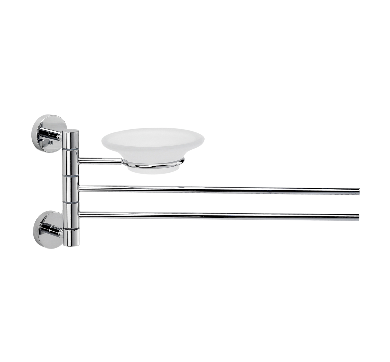 Wall towel rack with soap door - BATHROOM furniture LINE MINIMAL