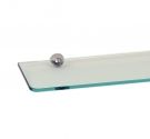 Shelf in crystal | neutral/satin | L. 30cm - Sp. 8mm