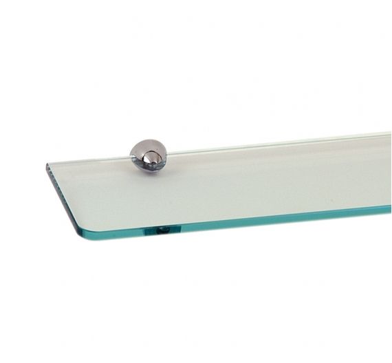 Étagère-verre dépoli/neutre salle de bains| L. 50 cm - Sp. 8mm
