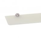 Shelf-frosted glass/neutral bathroom| L. 50 cm - Sp. 8mm