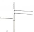 Free standing lavatory brush holder with two towel rack and toilet paper-bath furnitures made in Italy 