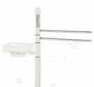 Free standing towel rack with frosted glass soap dish-bath decor made in Italy-IdeArredoBagno bathroom