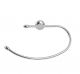 Open ring bath towel door - WAVE LINE